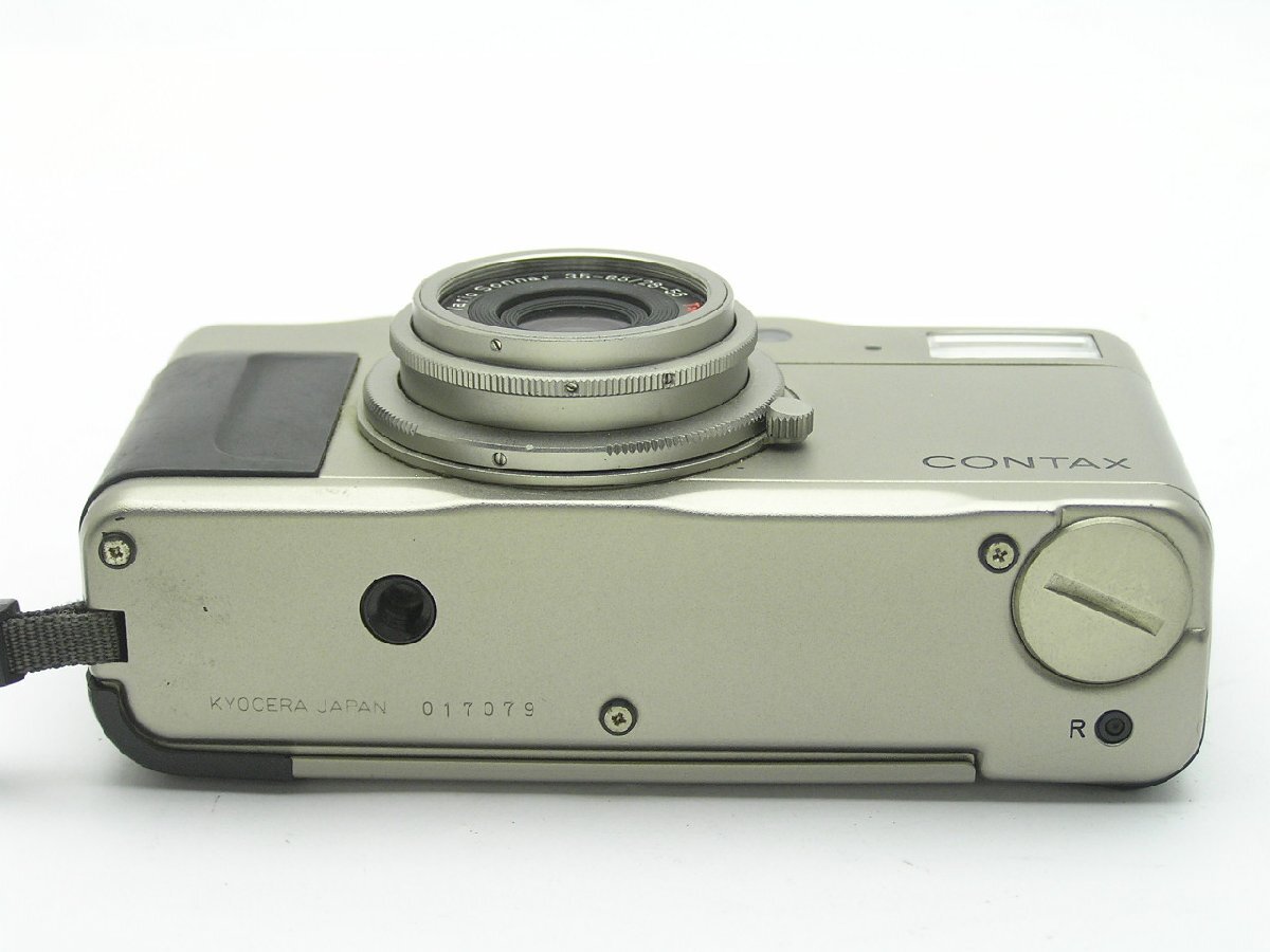 ★ハローカメラ★0789 CONTAX T VS (Carl Zeiss Vario Sonnar 28-56mm F3.5-6.5 T＊)Case付 通電せず 作動せず ジャンク 1円スタート_画像8