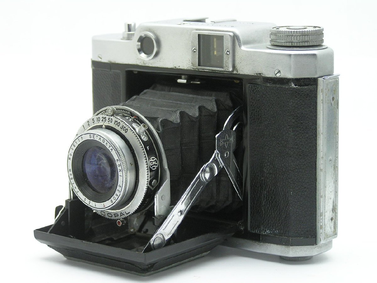 ★ハローカメラ★0798 MAMIYA-6 ( SETAGAYA KOKI SEKOR T 7.5cm F3.5 ) 箱.CASE付 【:要清掃】ジャンク　動作品、現状　1円スタ－ト　即決_画像4