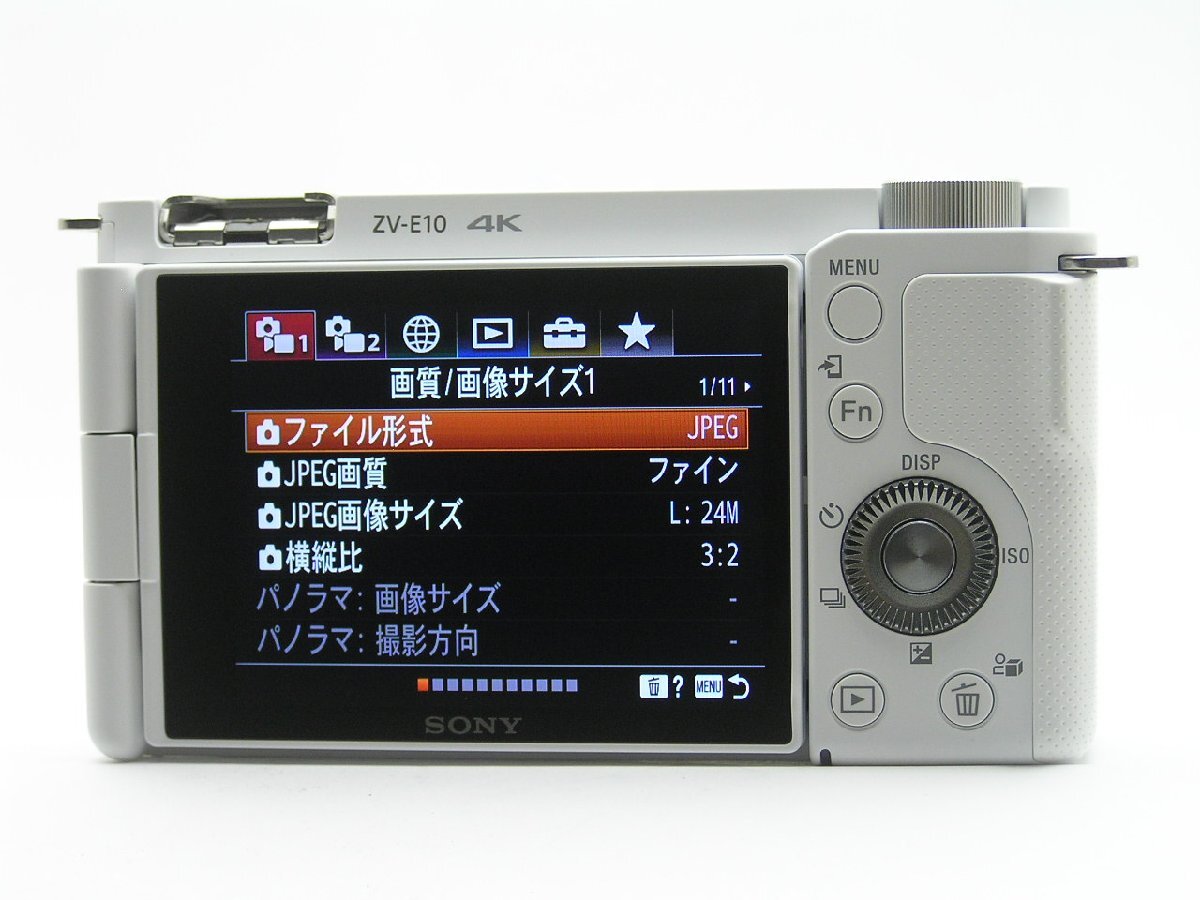 * Hello camera *0824 первоклассный товар SONY α ZV-E10 ( E PZ 16-50mm F3.5-5.6 OSS )2420 десять тысяч пикселей подтверждение рабочего состояния как новый 1 иен старт быстрое решение есть 