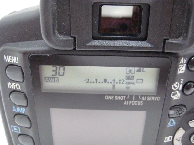 ★ハローカメラ★0604 Canon EOS Kiss Digital N 18-55mm (820万画素) 【 付属品あり】動作品 現状 1円スタート 即決有りの画像6