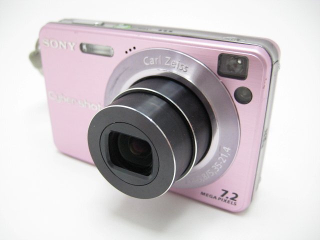 ★ハローカメラ★0849 SONY/DSC-W120 [720万画素] メモリーDuo対応【本体とバッテリーのみ】難有 動作品 現状 1円スタート 即決有り_画像2