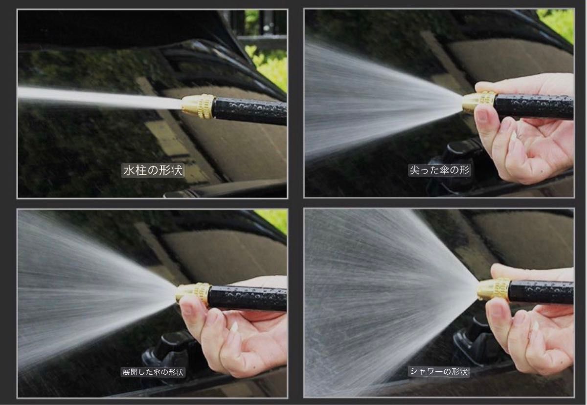 高圧 洗浄 散水 ノズル　ノズル 洗浄 クリーニングガン   水やり シャワー 洗車 ノズル 
