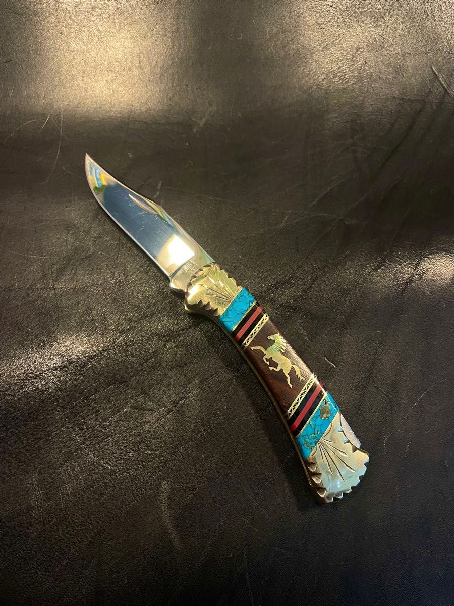 BUCK112 YELLOW HORSE CUSTOM 貴重 レア ヴィンテージ バック112 BUCK112 YELLOW HORSE CUSTOM 貴重 レア ヴィンテージ バック112