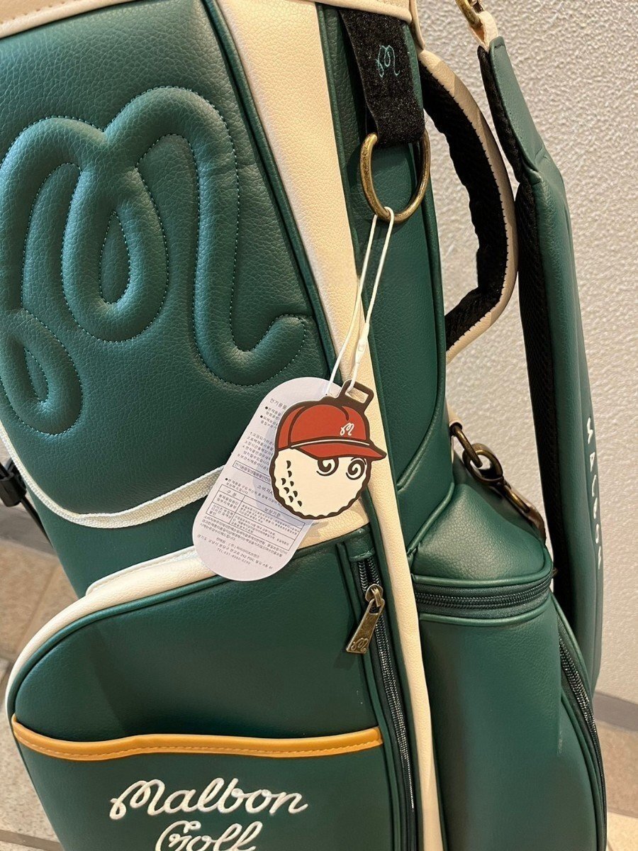 malbon golf ●マルボンゴルフ　キャディバッグ　ゴルフバッグ　グリーン_画像6