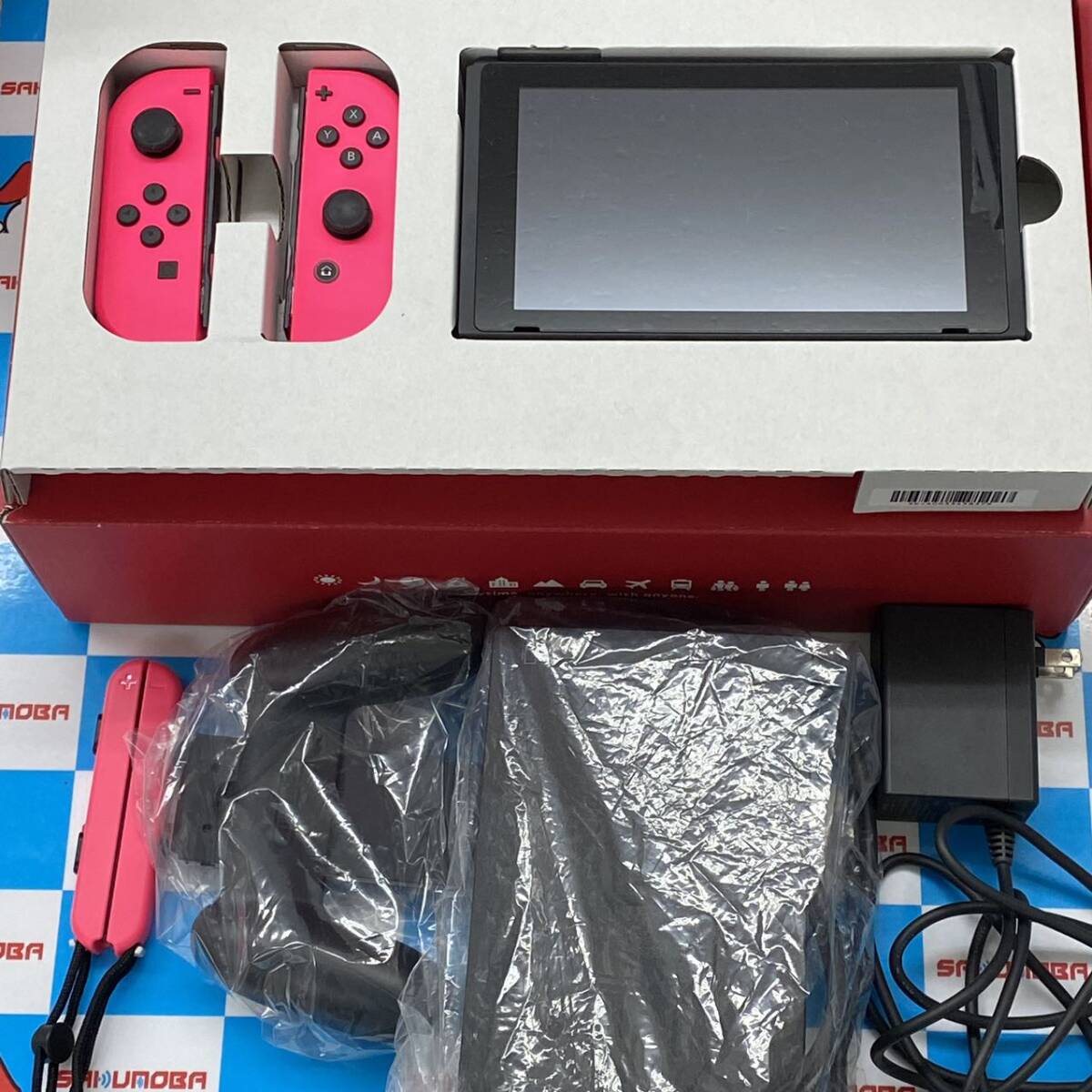 Nintendo Switch(有機ELモデル) HAD-S-KAYAA ネオンピンク 極美品_画像1