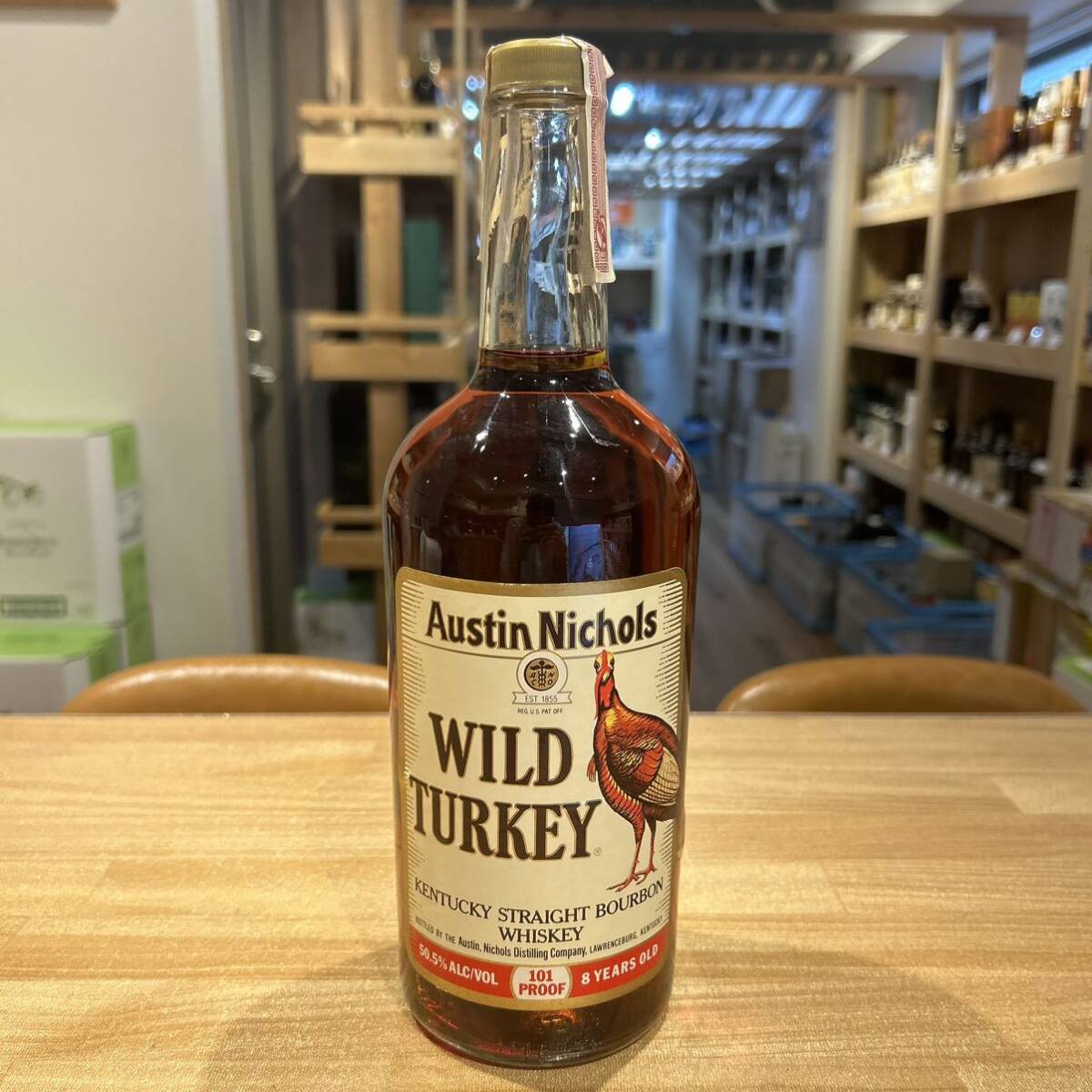 WILD TURKEY ワイルドターキー8年 50.5度　古酒未開封　未開栓　50.5%_画像1