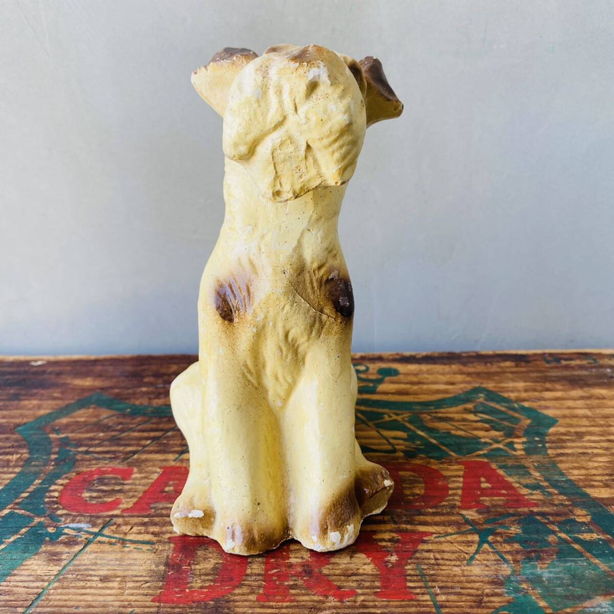 【USA vintage】terrier dog figure 犬 テリア 置物_画像5