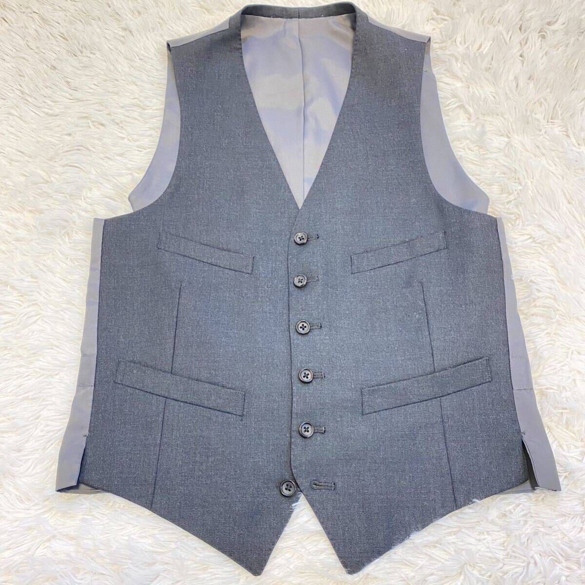 1 jpy ~ ultimate beautiful goods Burberry Burberry suit setup 3 piece 3P unlined in the back spring summer Trend g racing ru2. men's EXTRA CRIMP WOOL