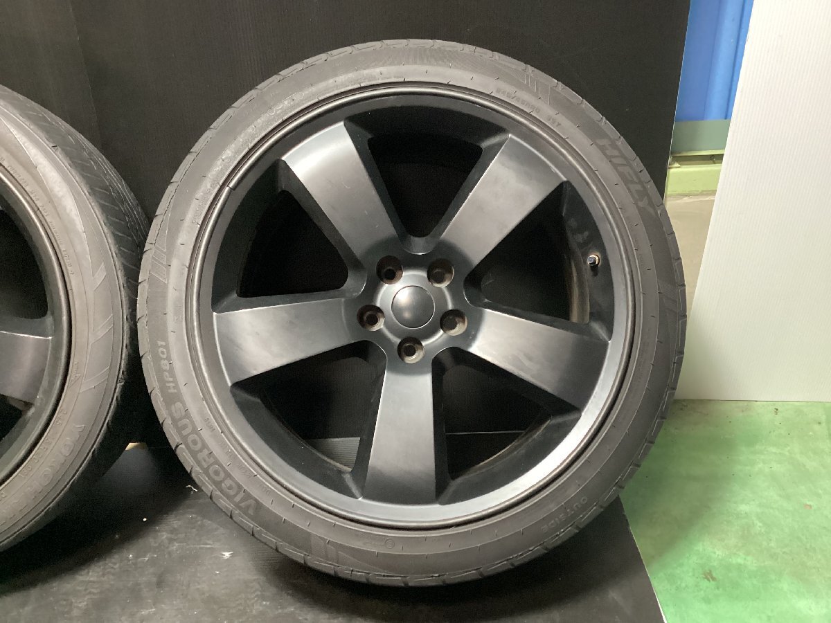 アルミホイル（中古、タイヤ溝無し）ダッジチャージャー用　245/45R20 　ホイルサイズ:20×9J ＋20 5H ※大型商品の為個人様宅配達不可商品_画像4