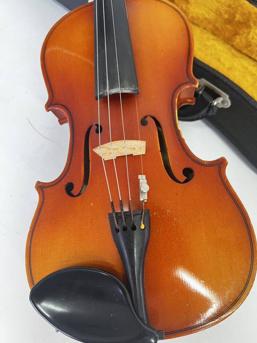 AK8019●SUZUKI No.280 1983年製 バイオリン 1/4 スズキ ハードケース付　動作未確認　ジャンク品　現状渡し_画像2
