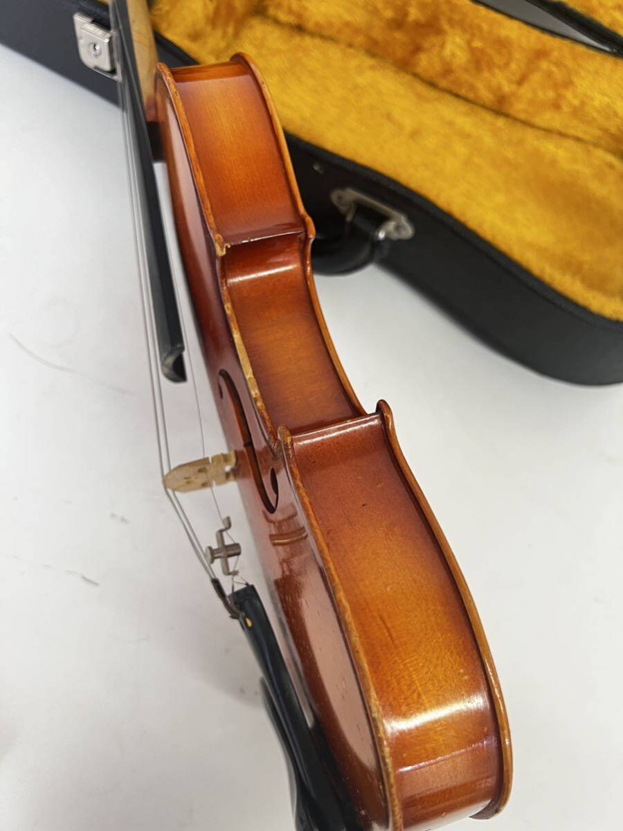 AK8019●SUZUKI No.280 1983年製 バイオリン 1/4 スズキ ハードケース付　動作未確認　ジャンク品　現状渡し_画像3