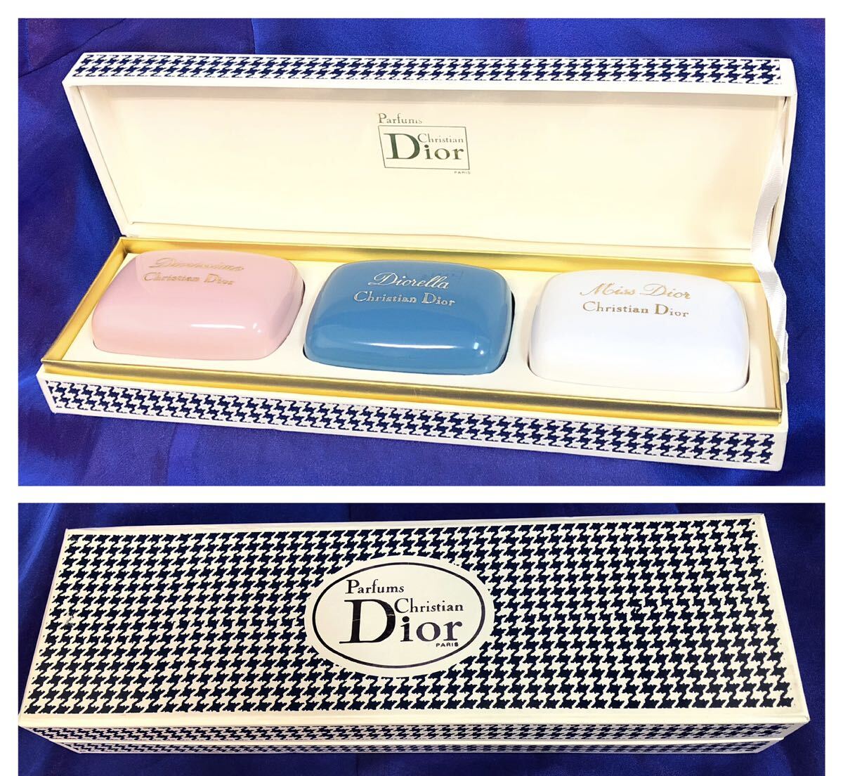 未使用 新古品 Christian Dior ディオール ソープ 石鹸 5個 オーデトワレ セット ディオレラ ミスディオール ディオリッシモ 購入時期不明 _画像2