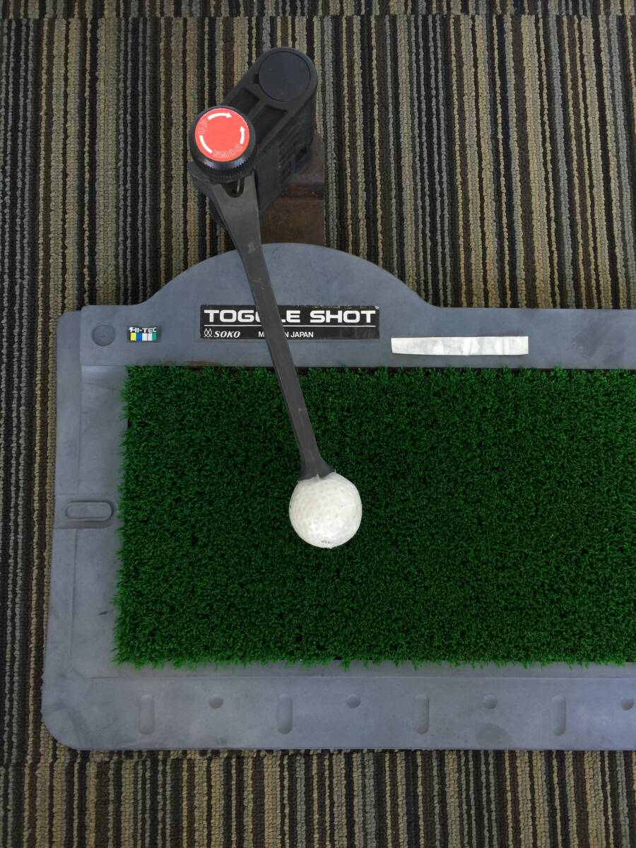 ○TOGGLE SHOT ゴルフ トレーニンググッズ チェックショット 練習機器 室内 フォーム スイング スポーツ 中古品(NF240515)208-597_画像5