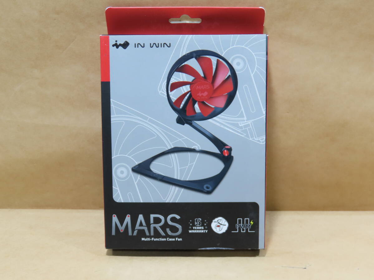 in Win multi function case fan MARS 12cm black red MARSFAN-1PK-RED