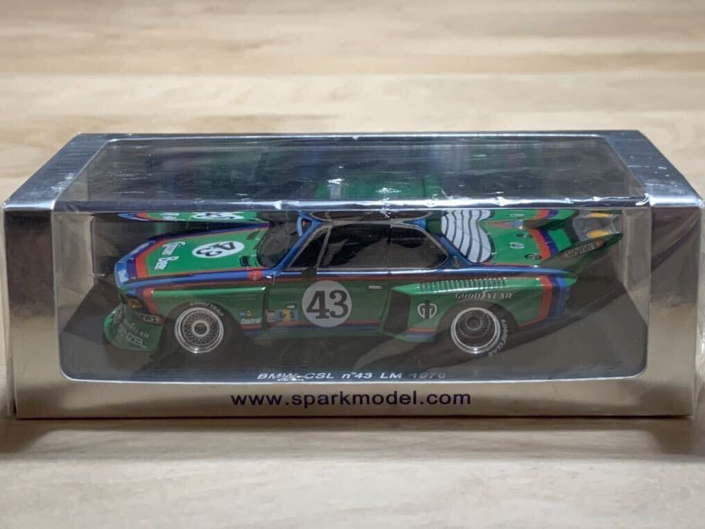 【新品：未開封】スパーク 1/43 シュニッツアー モータースポーツ BMW 3.0 CSL No.43 1976年 ル・マン24時間 [S1570]