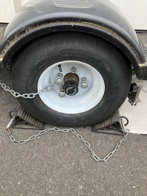  used van full trailer spare tire / Dolly attaching vehicle inspection "shaken" R7 year 1 month loading 1000Kg traction exemption necessary custody / delivery consultation Tokyo Kiyoshi . departure modification 