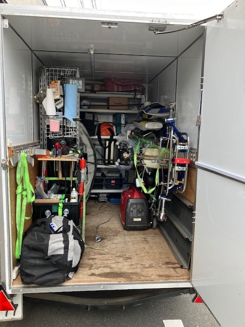  used van full trailer spare tire / Dolly attaching vehicle inspection "shaken" R7 year 1 month loading 1000Kg traction exemption necessary custody / delivery consultation Tokyo Kiyoshi . departure modification 