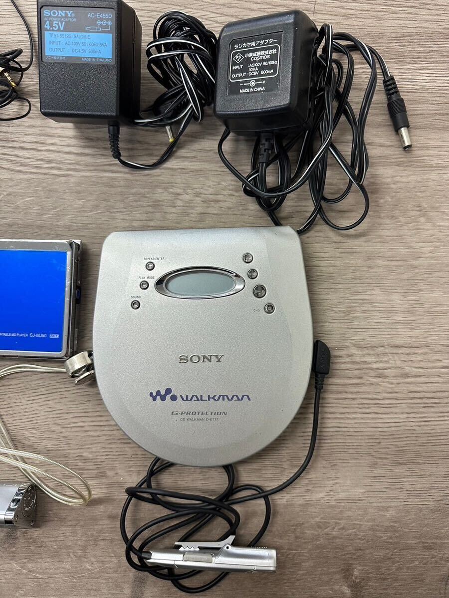 SONY Panasonic Walkman MD CD operation not yet verification accessory attaching 