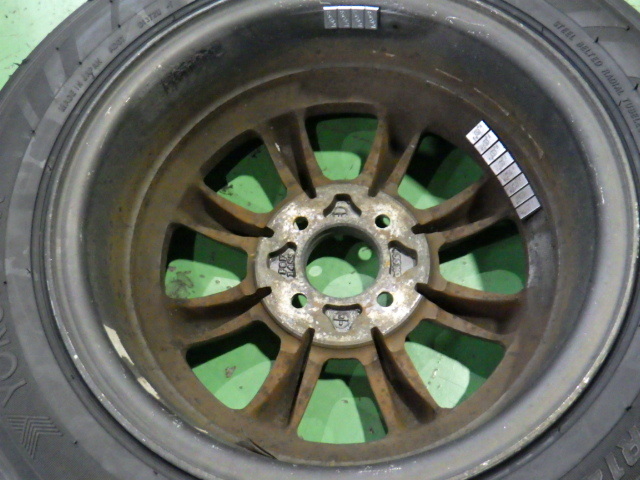 RS Watanabe タイヤホイール2本 14インチ 5.5J +40 4H PCD100 175/60R14 ワタナベ 【管理番号 0637 RB3-401】中古【大型商品】_画像8