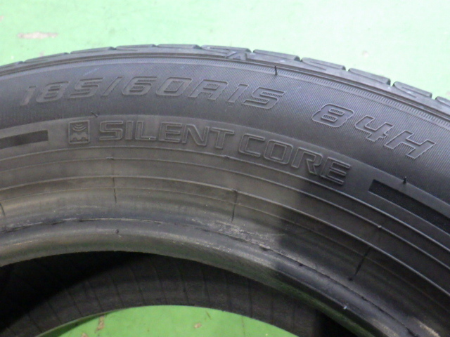 DUNLOP LEMANSⅤ+ 185/60R15 84H タイヤ2本 23年 6.8mm ルマン5+ 【管理番号 9202 RB2-701】中古【大型商品】_画像4