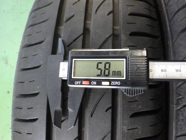 NEXEN Nblue HD plus 165/65R13 77T タイヤ2本 22年 5.8mm 【管理番号 9209 RB4-601】中古【小物】_画像8