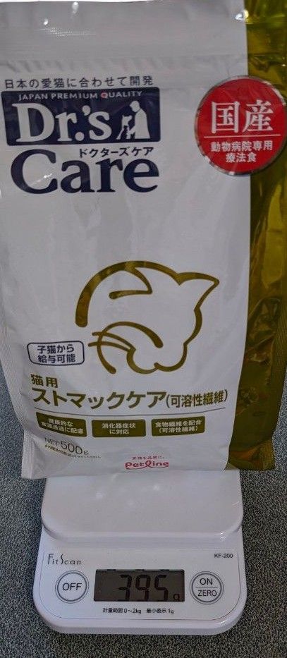 ドクターズケア 猫 ストマックケア （可溶性繊維） Drs Care ドクターズケア 猫用 フィッシュ 国産品 キャットフード