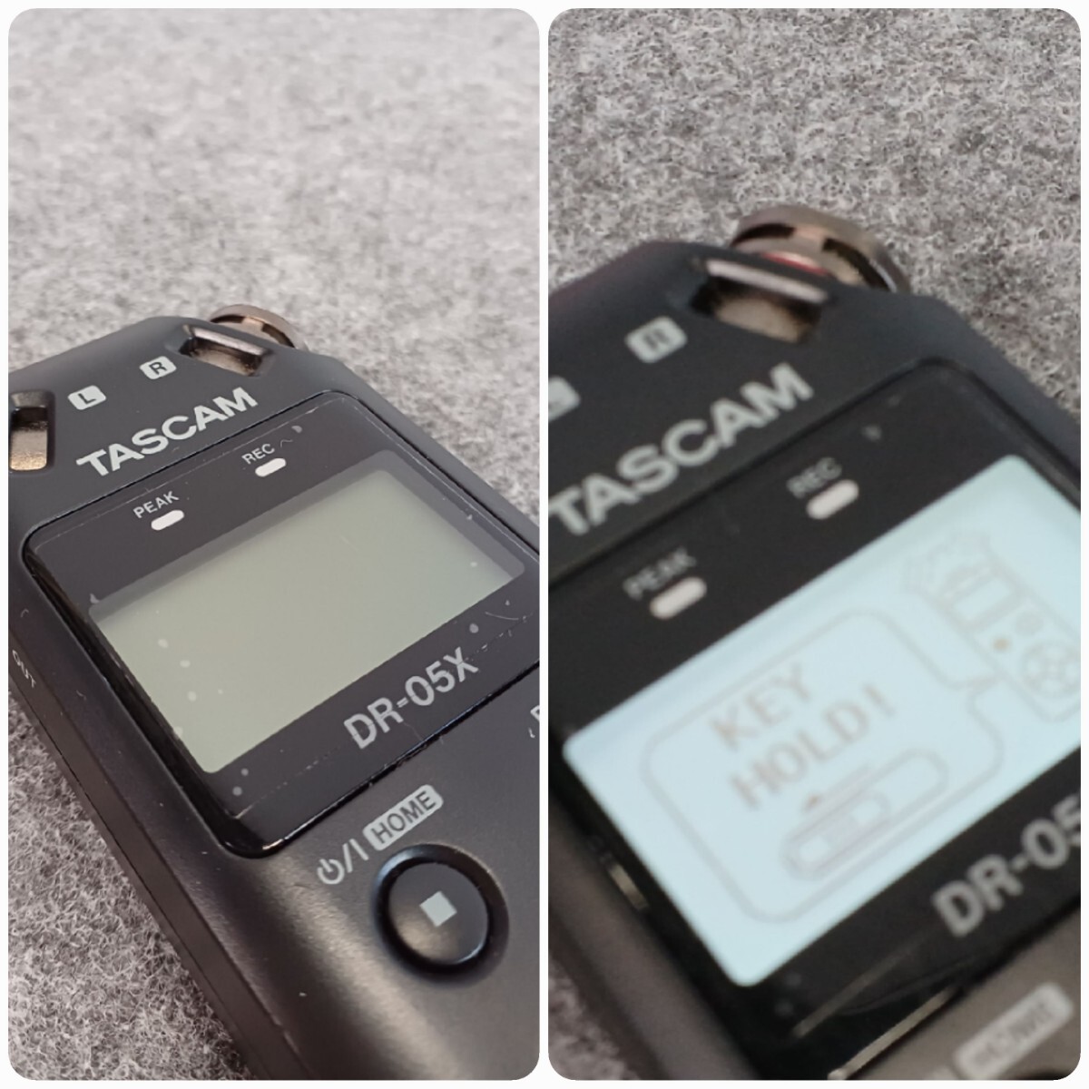 13662-01*TASCAM/ Tascam linear PCM магнитофон DR-05X + Roland слуховай аппарат стерео аудио магнитофон *