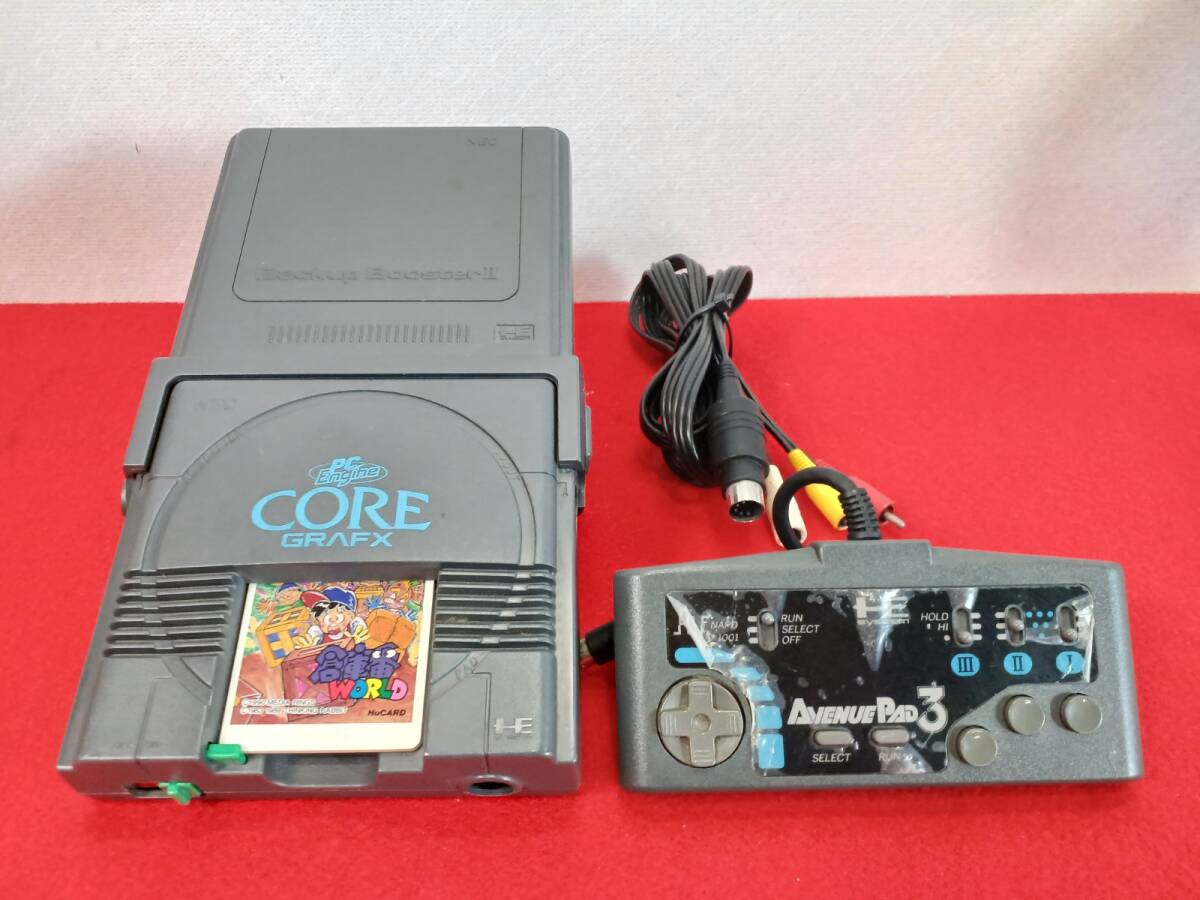 13576-05*NEC PC engine core graphics (PI-TG3) backup booster II (PI-AD8) warehouse number WORLD*