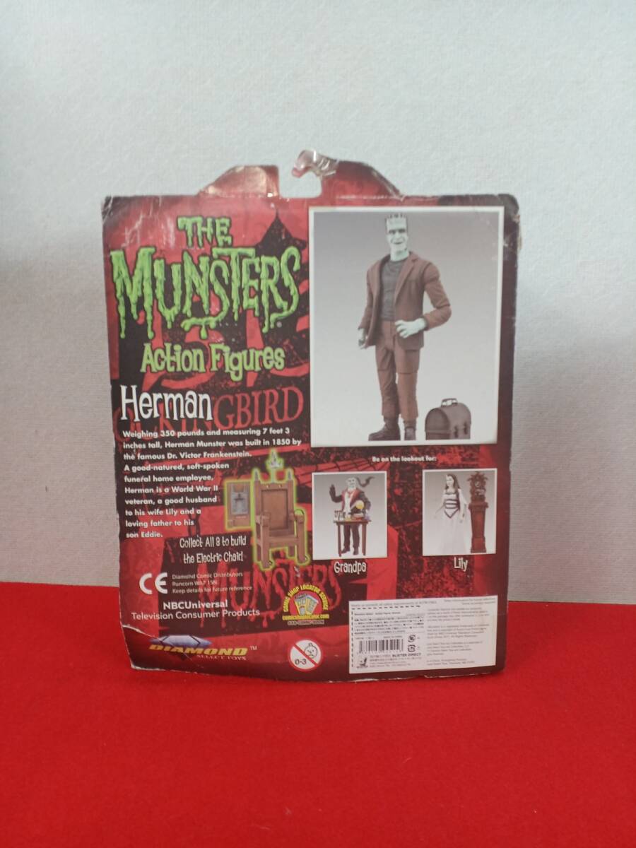 13584-01★未開封★THE MUNSTERS ブラック&ホワイトセット アクションフィギュア★_画像5