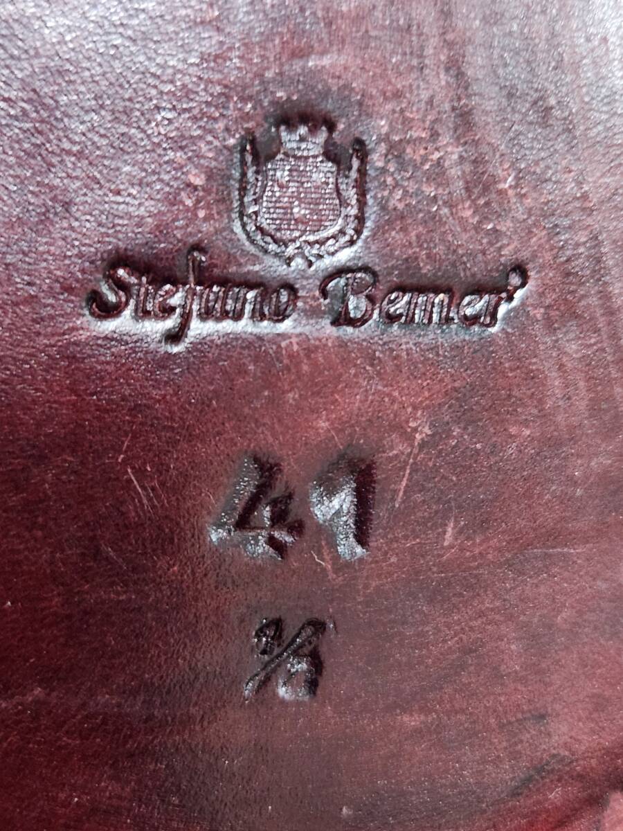 STEFANO BEMER 41.5 ステファノベーメル スエード john lobb, edward green,crockett, gaziano, church's等の靴好きにお薦め_画像4