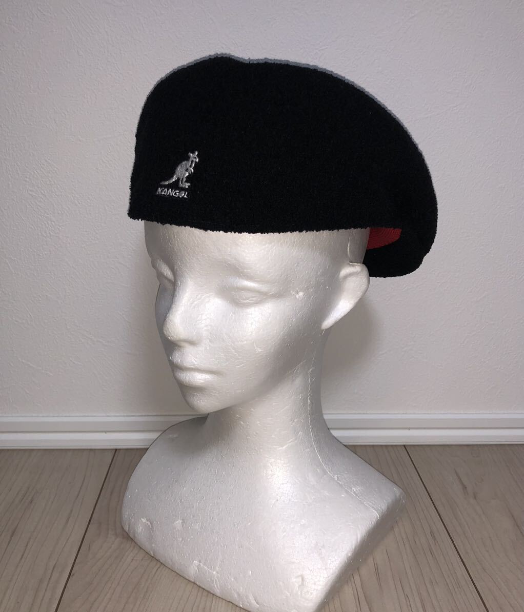 美品 KANGOL Bermuda 504 K3075ST XL カンゴール バミューダ ハンチングキャップ ハンチング帽 ベレー帽 ブラック 黒 ＸＬ 男女兼用_画像1