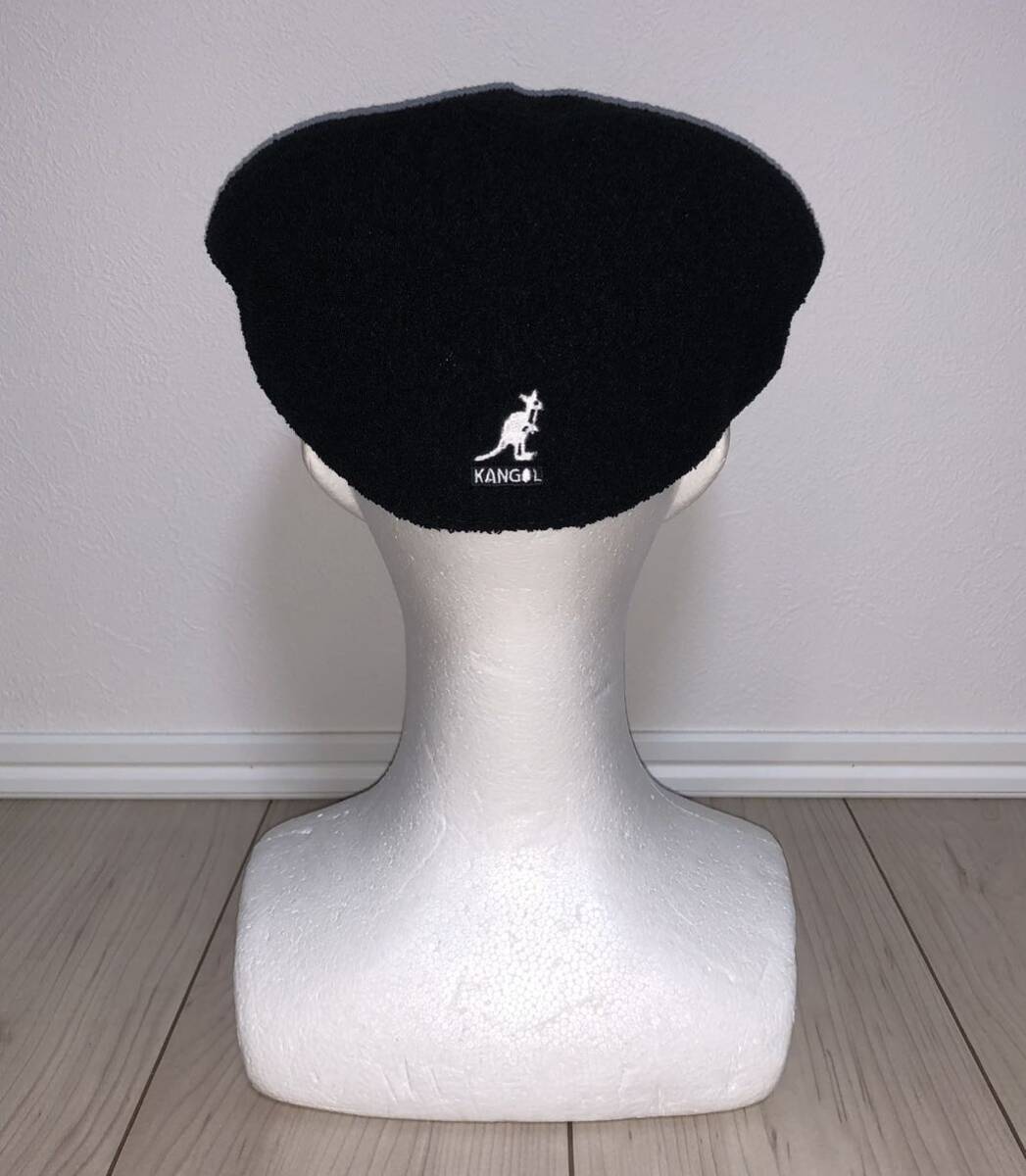 美品 KANGOL Bermuda 504 K3075ST XL カンゴール バミューダ ハンチングキャップ ハンチング帽 ベレー帽 ブラック 黒 ＸＬ 男女兼用
