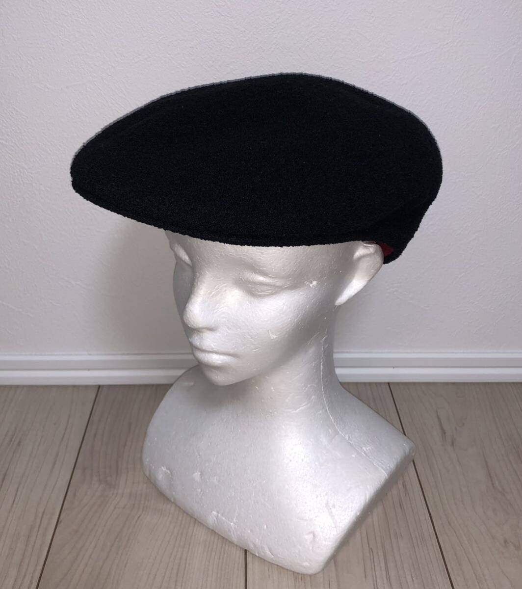 美品 KANGOL Bermuda 504 K3075ST XL カンゴール バミューダ ハンチングキャップ ハンチング帽 ベレー帽 ブラック 黒 ＸＬ 男女兼用