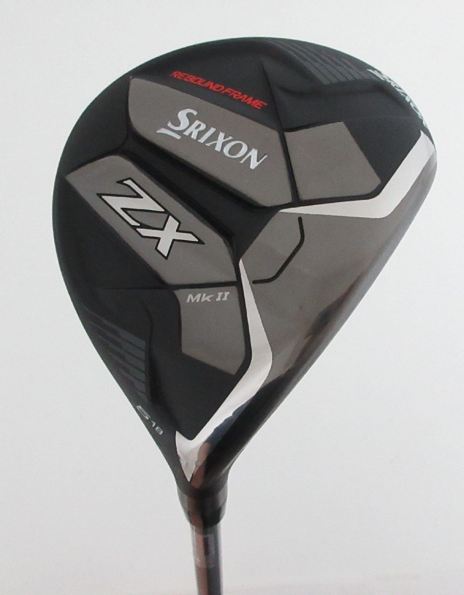 ●中古美品！2023年モデル！ダンロップ★スリクソン-SRIXON-ZX Mk II フェアウェイウッド　5W　18°Diamana ZX-II 50 カーボン　S　(62932_画像1