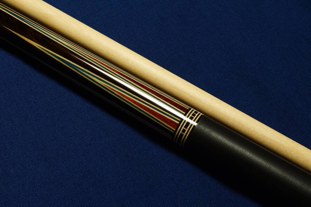 □Mit Cues|MC3-03 サウススタイル 黒檀/パープルハート 6POINT □Mit Cues|MC3-03 サウススタイル 黒檀/パープルハート 6POINT
