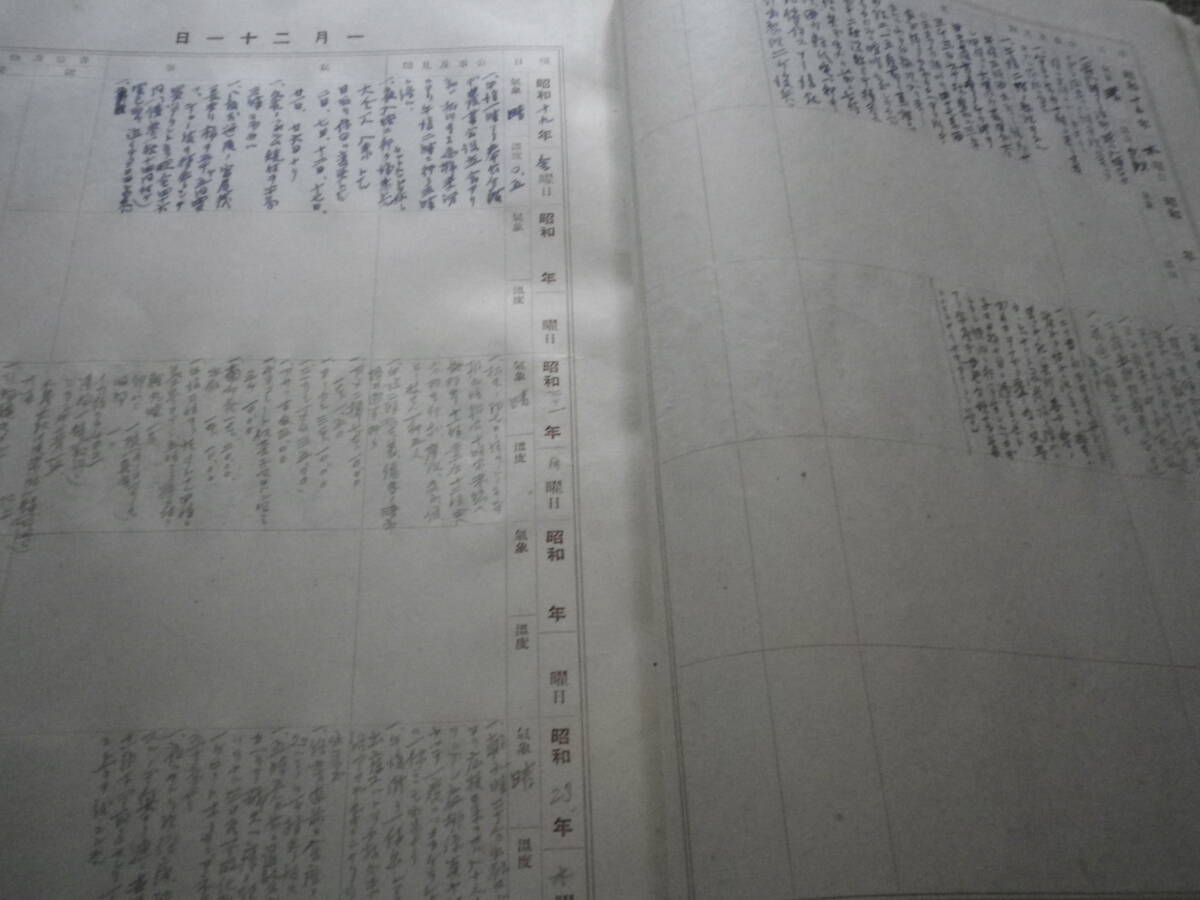 昭和１９年～五ケ年継続 当用日記 日誌 日記 ダイアリー 時局 世相 文化 記録 史料 の画像4