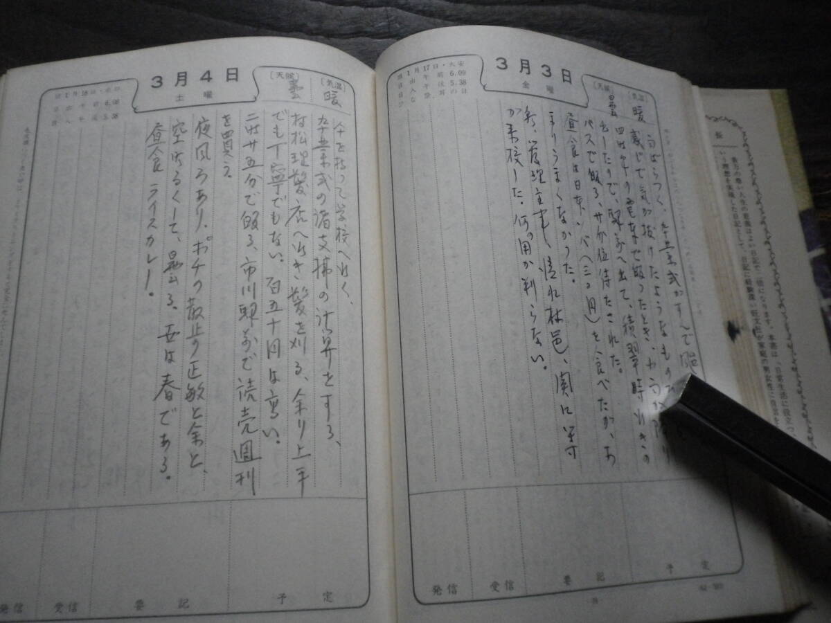 1961年　当用日記　日記　日誌　ダイアリー　生活　記録_画像2