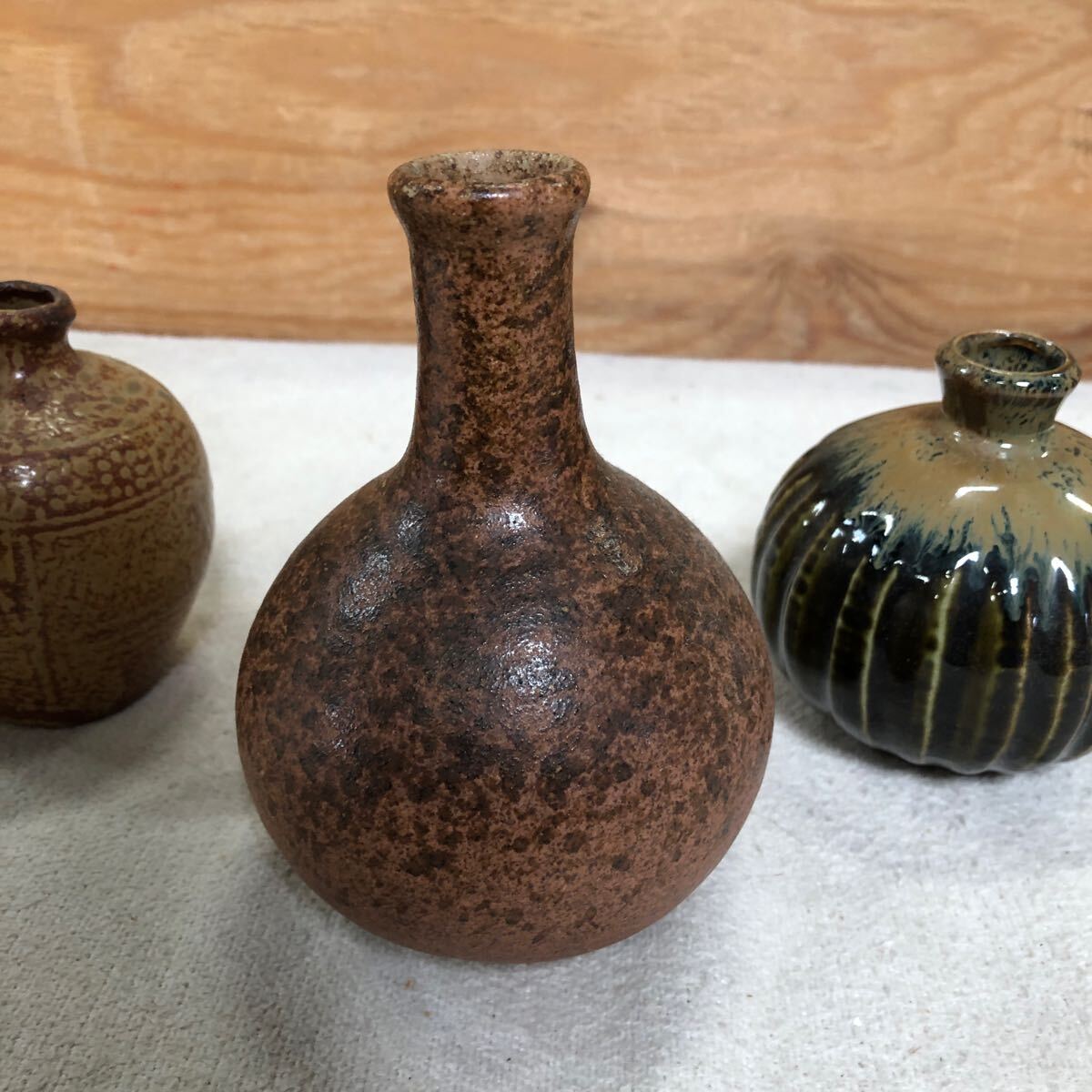  ваза ваза для цветов один колесо .. керамика Shigaraki Bizen . б/у меньше 4 пункт суммировать интерьер античный изделие прикладного искусства 