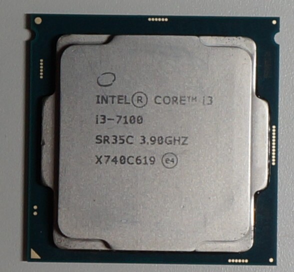 Intel Core i3-7100 3.90GHz SR35C LGA1151 動作確認済_画像1