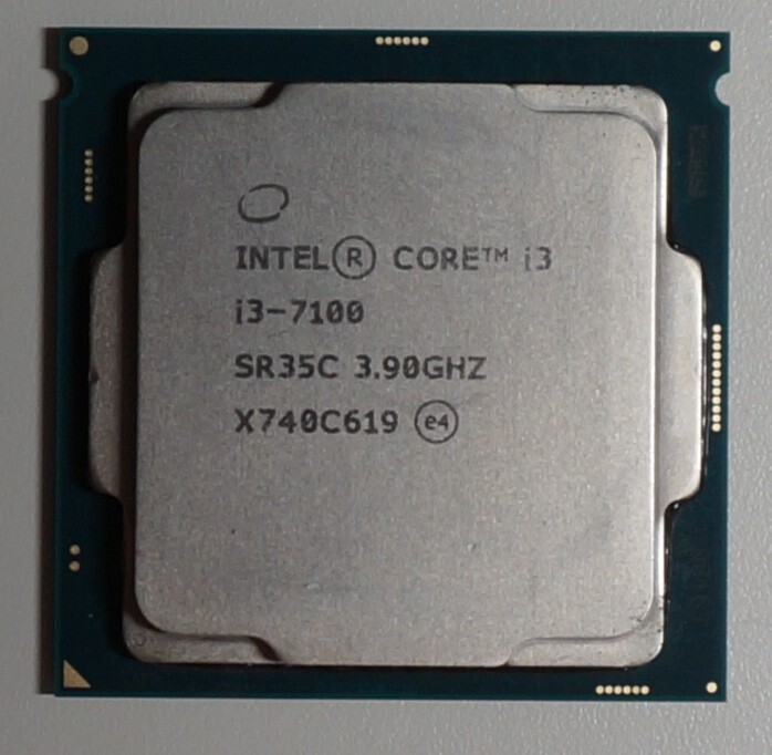 Intel Core i3-7100 3.90GHz SR35C LGA1151 動作確認済_画像2