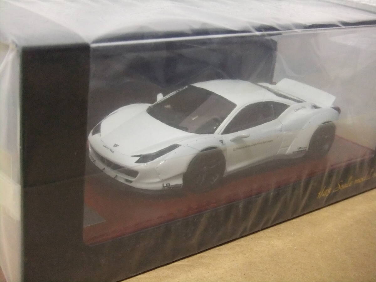 1/43 LB★WORKS 458 ホワイト ワンバイワンプロダクション　フェラーリ　458 _画像2