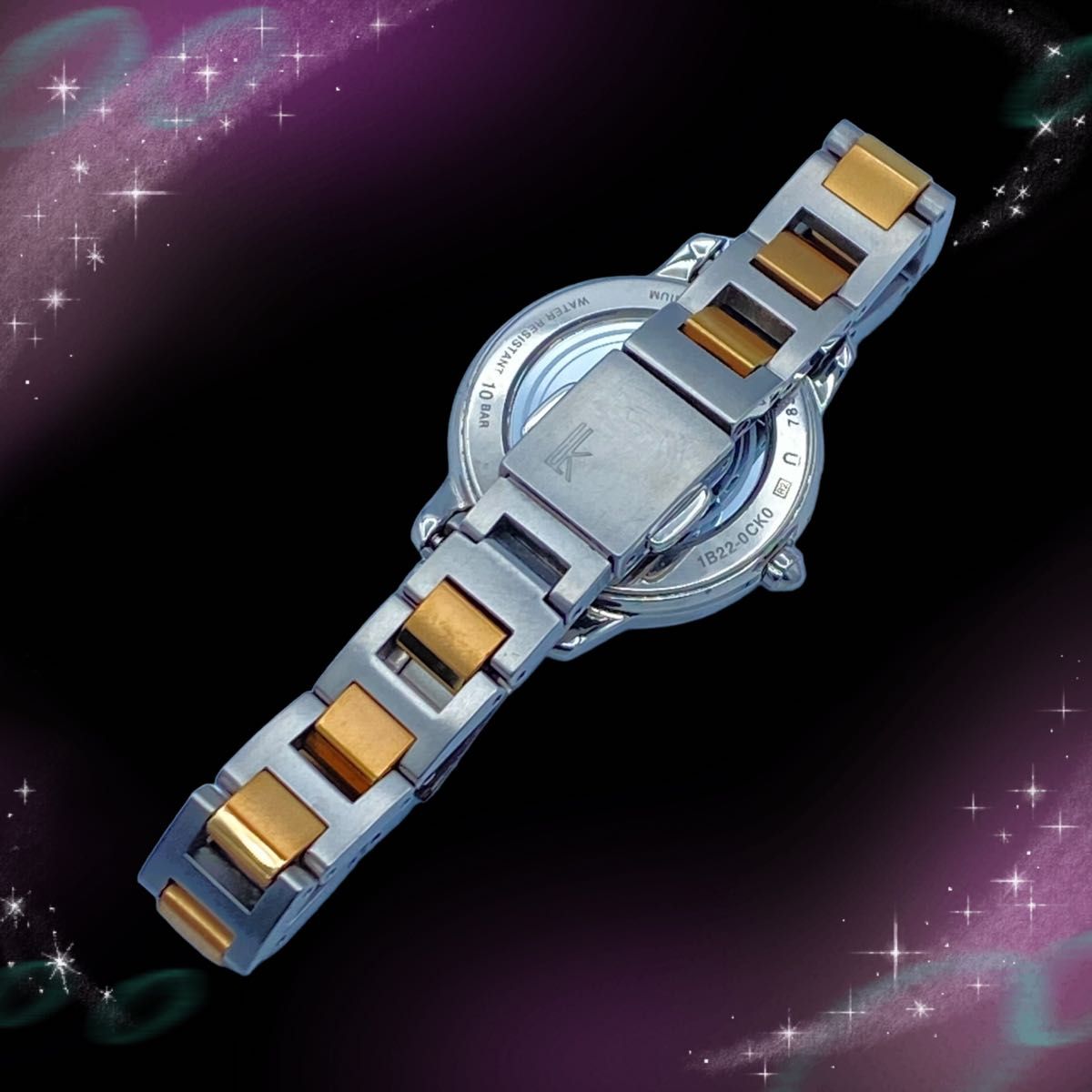 《美品　稼動品》　セイコー　ルキア　チタン　防水　レディース腕時計　ソーラー電波