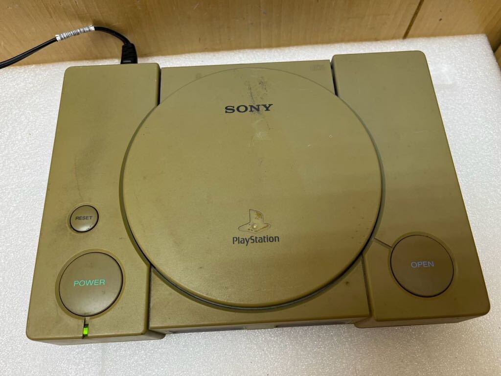 HY1540 SONY プレイステーション PlayStation　 SCPH-1000 通電のみ確認　ジャック品　0514_画像2