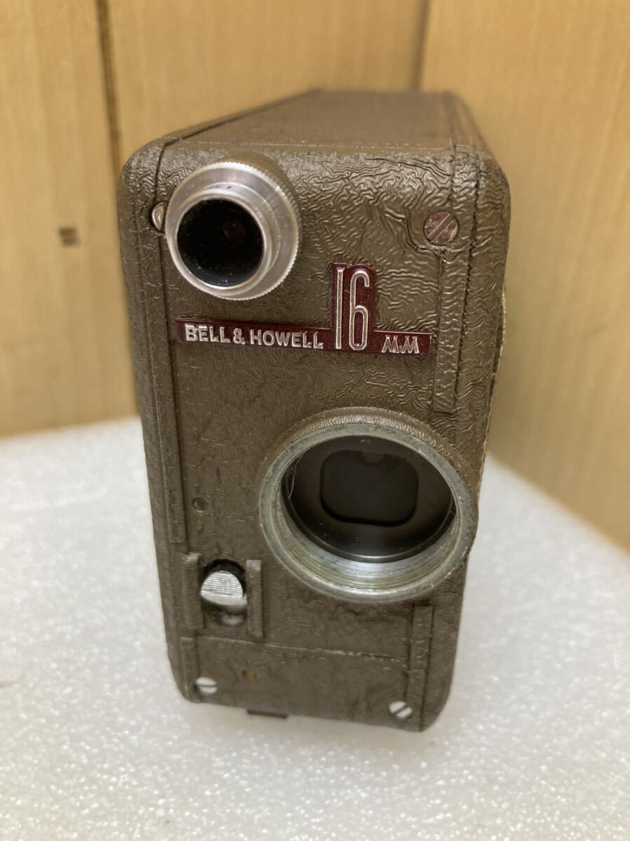 HY1567 当時物　BELL & HOWELL FILMO AUTO LOAD SPEEDSTER USA製 16mmムービーカメラ　簡単動作確認済　現状品　0515_画像1