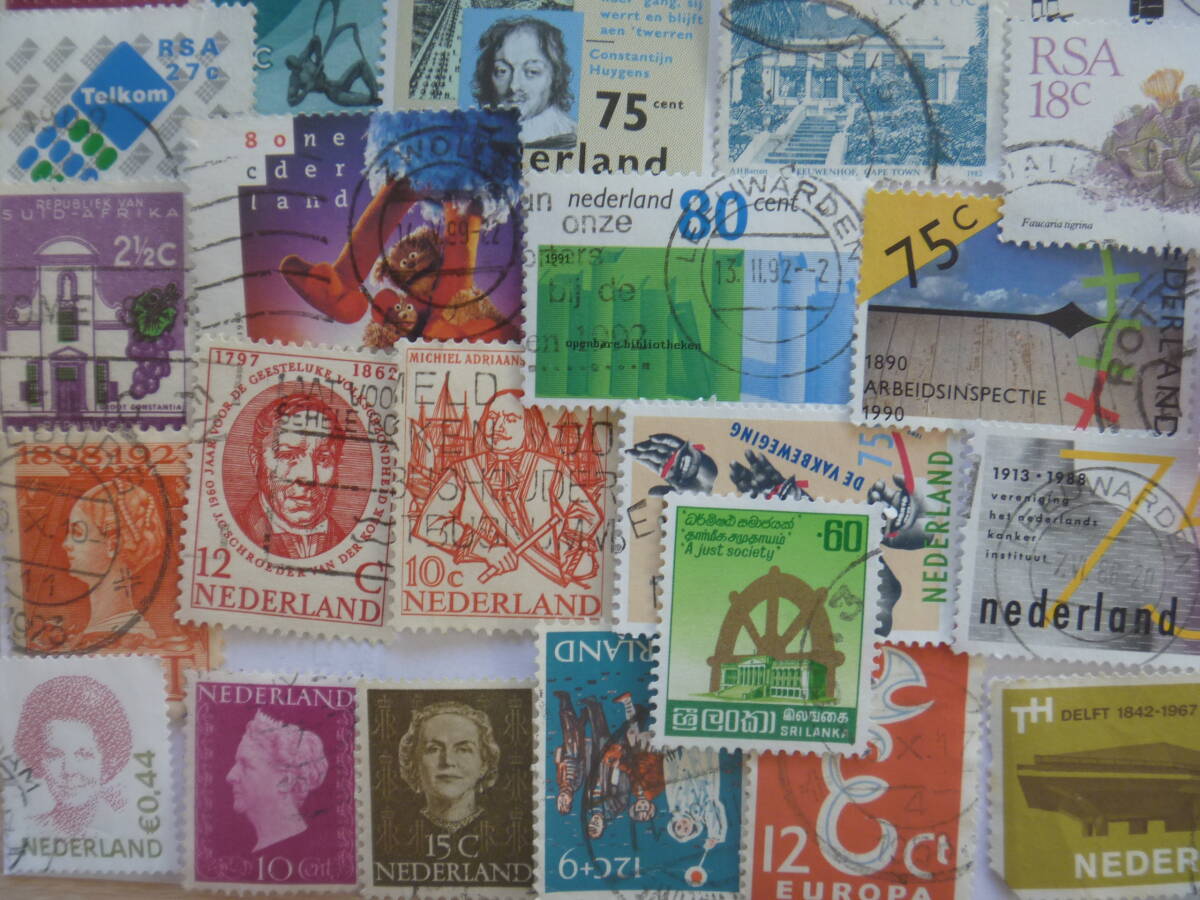 ★外国切手・海外切手★１0０種類★使用済切手・消印付き切手★D_画像5