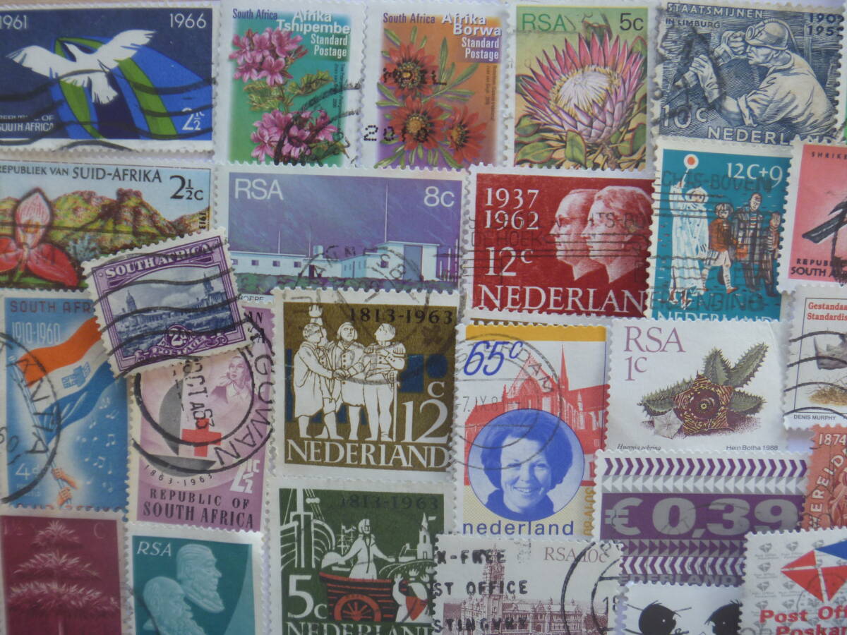 ★外国切手・海外切手★１0０種類★使用済切手・消印付き切手★D_以下拡大画像です。