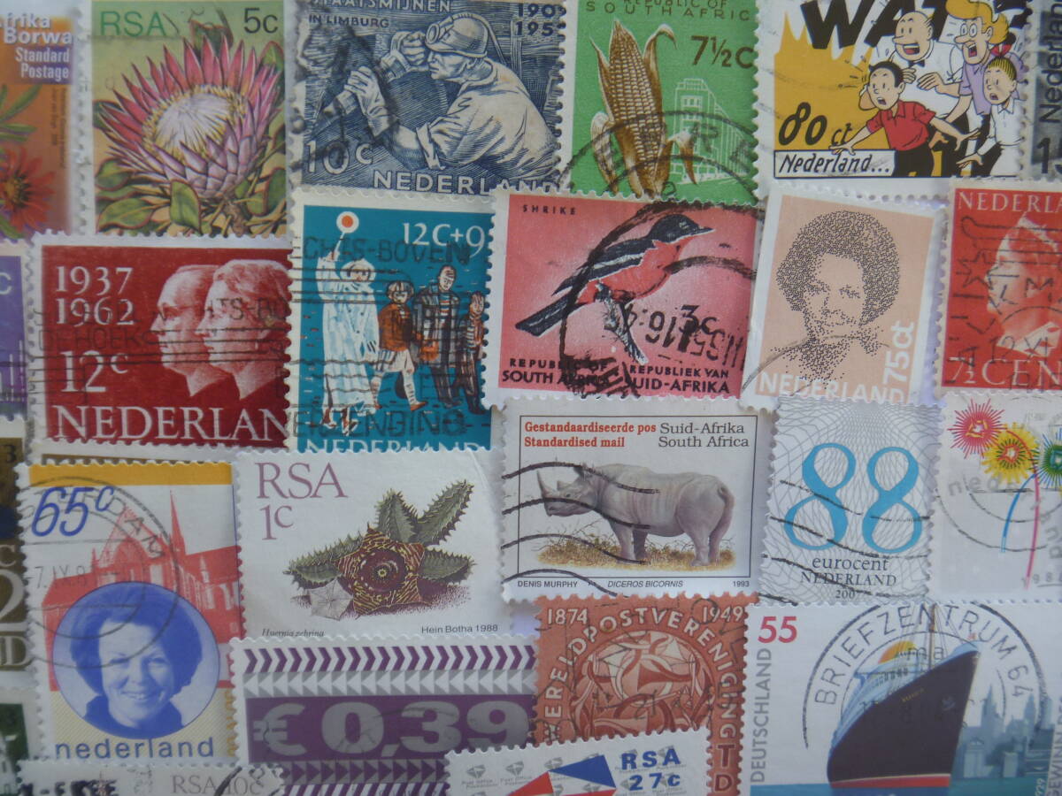 ★外国切手・海外切手★１0０種類★使用済切手・消印付き切手★D_画像8