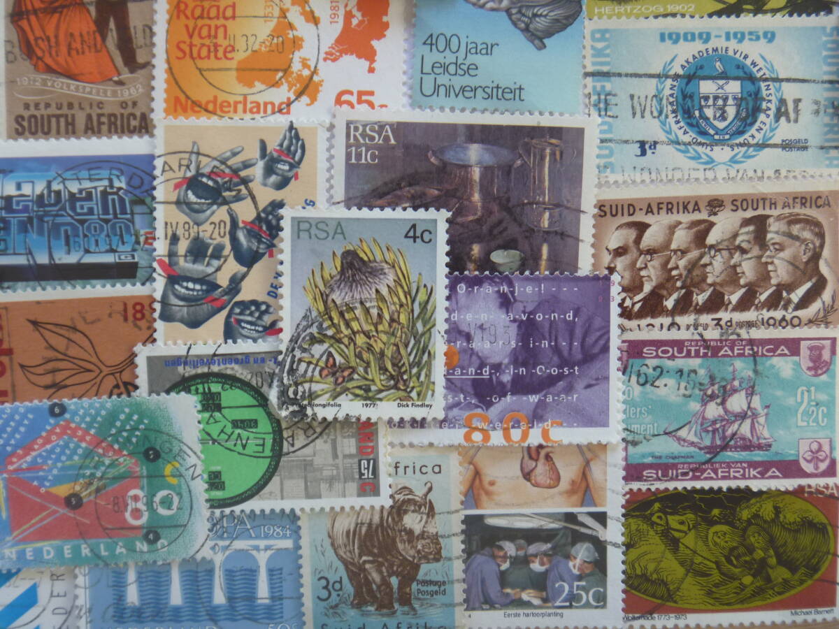 ★外国切手・海外切手★１0０種類★使用済切手・消印付き切手★D_画像7