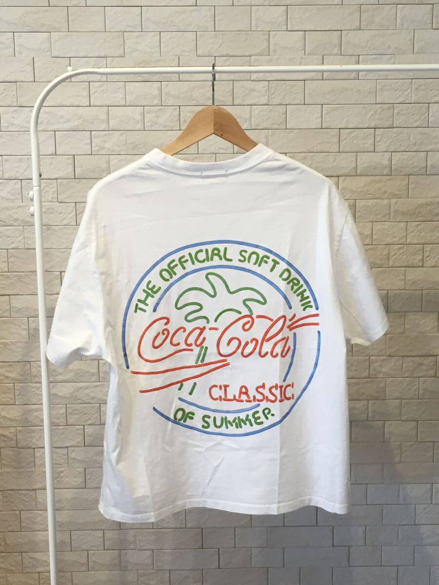 Coca-Cola 半袖Tシャツ M バックプリント_画像1