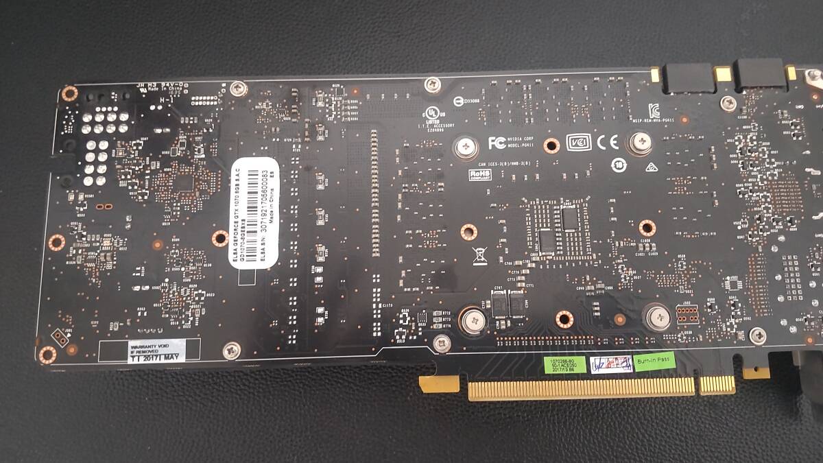 NVIDIA GeForce GTX 1070 8GB（中古）_画像3